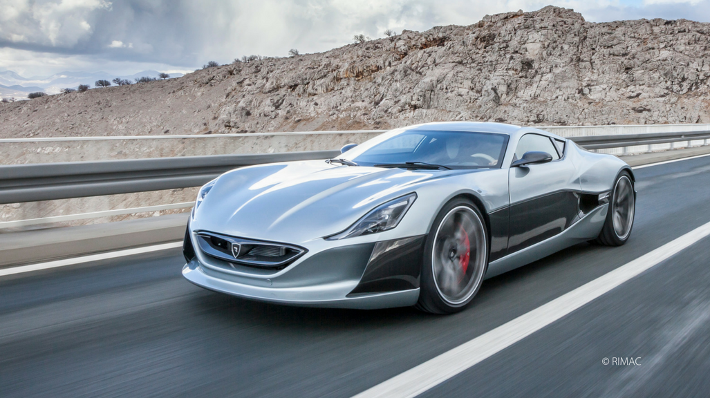 Rimac electric car, concept one model